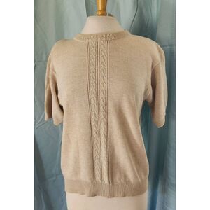S24 Alfred Dunner cable knit sweater